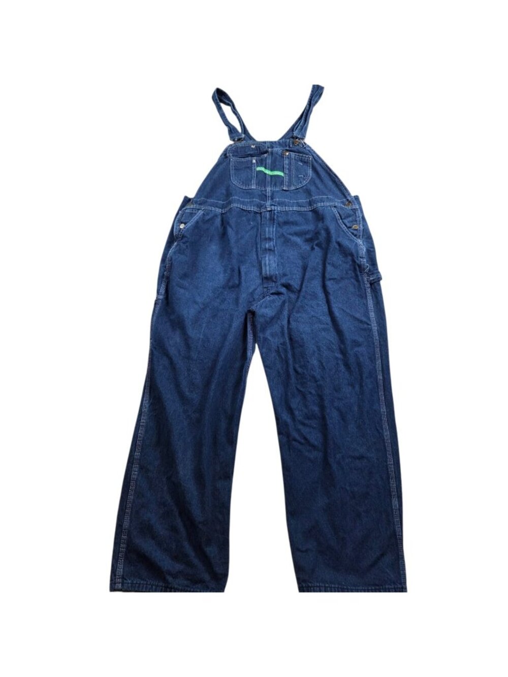 Key Overalls Mens 48x30 Carpenter Bibs Jeans Workwear Farm